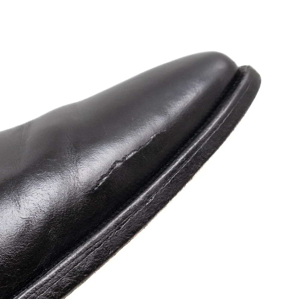 Dolce & Gabbana Men's Black Leather Oxford Dress Shoes – Size EU 42 / US‎ 9